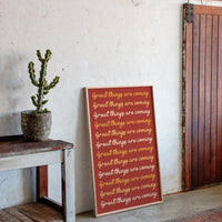 Optimism Writes In Golden Script