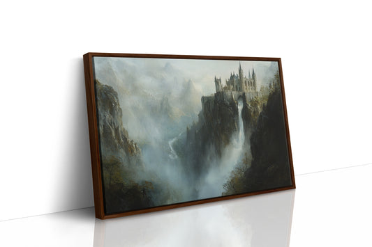 Ancient Spires Pierce Mountain Mist
