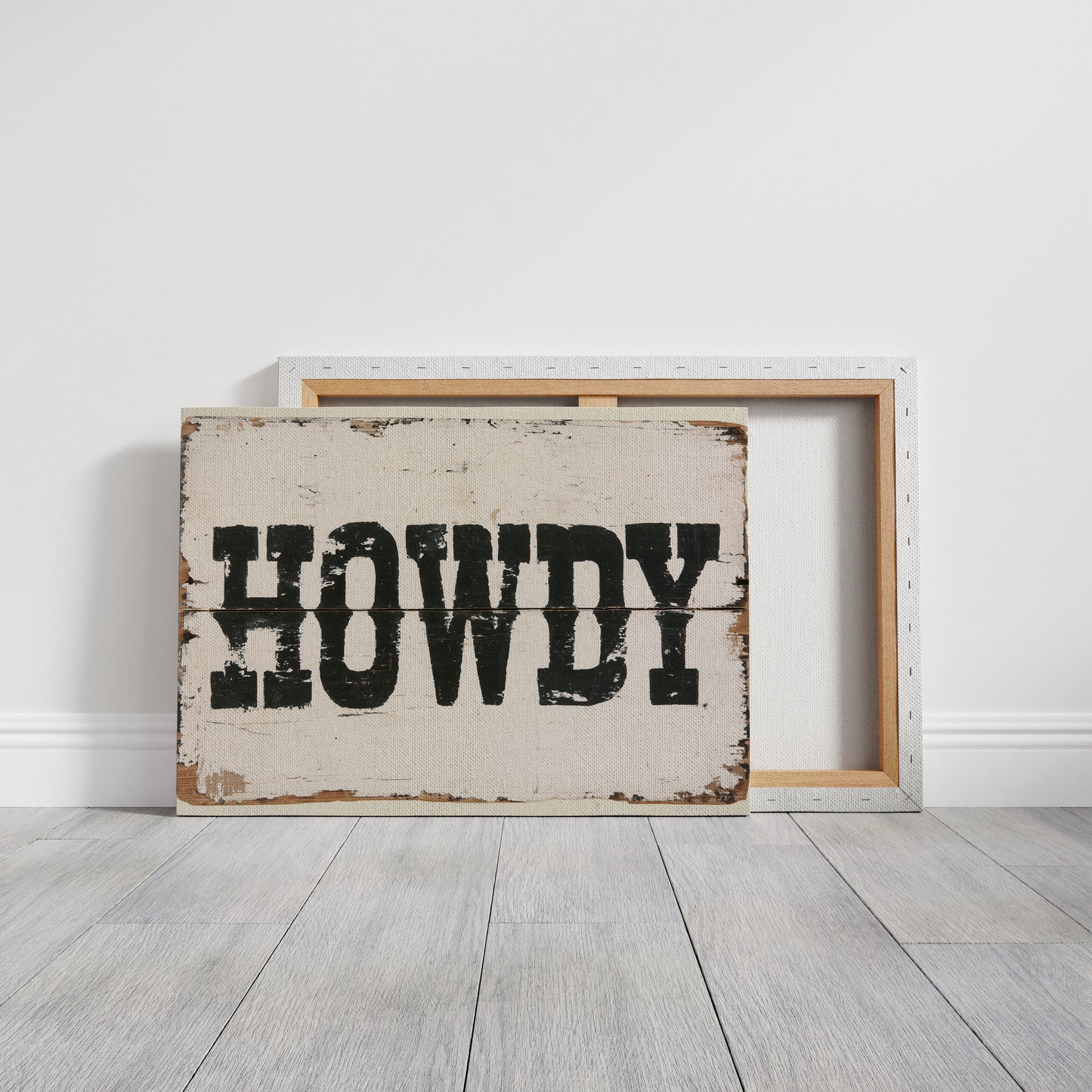 Howdy, Weathered Sign