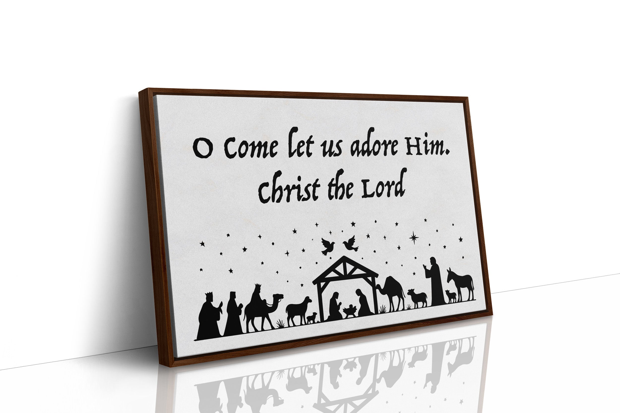 Sacred Story Among Wooden Shelves