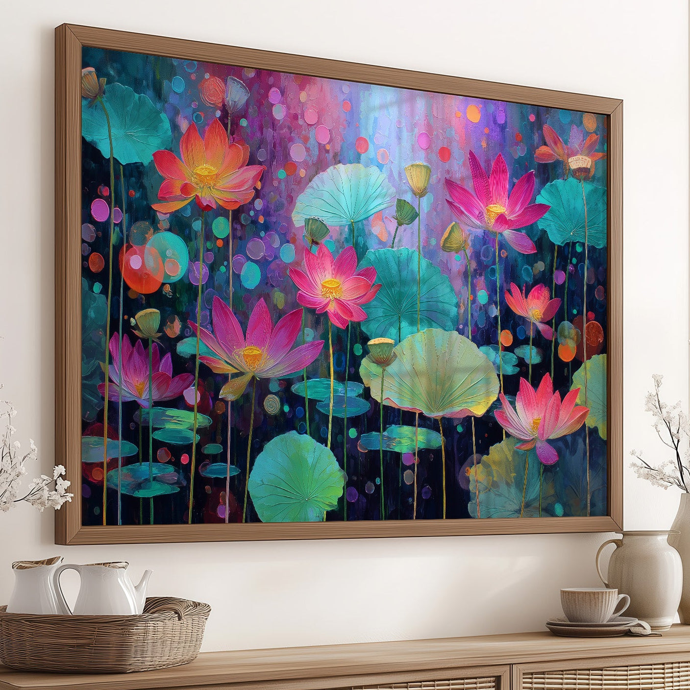 Lotus Dreams In Twilight Gardens