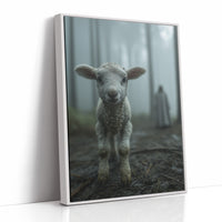 Innocent Steps In Foggy Forest