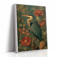 The Heron Knew the Garden Well