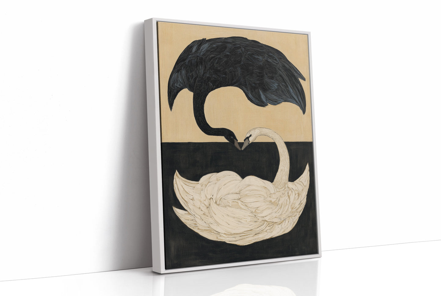 Two Swans, One Heart
