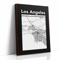 Los Angeles, Mapped in Black