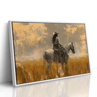 Rider in the Gold Field