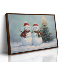 Snow Friends Share Christmas Magic Together
