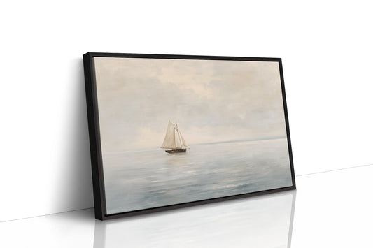 Solitude Sailing Through Ivory Waters