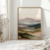 Mountains Breathe in Gentle Hues