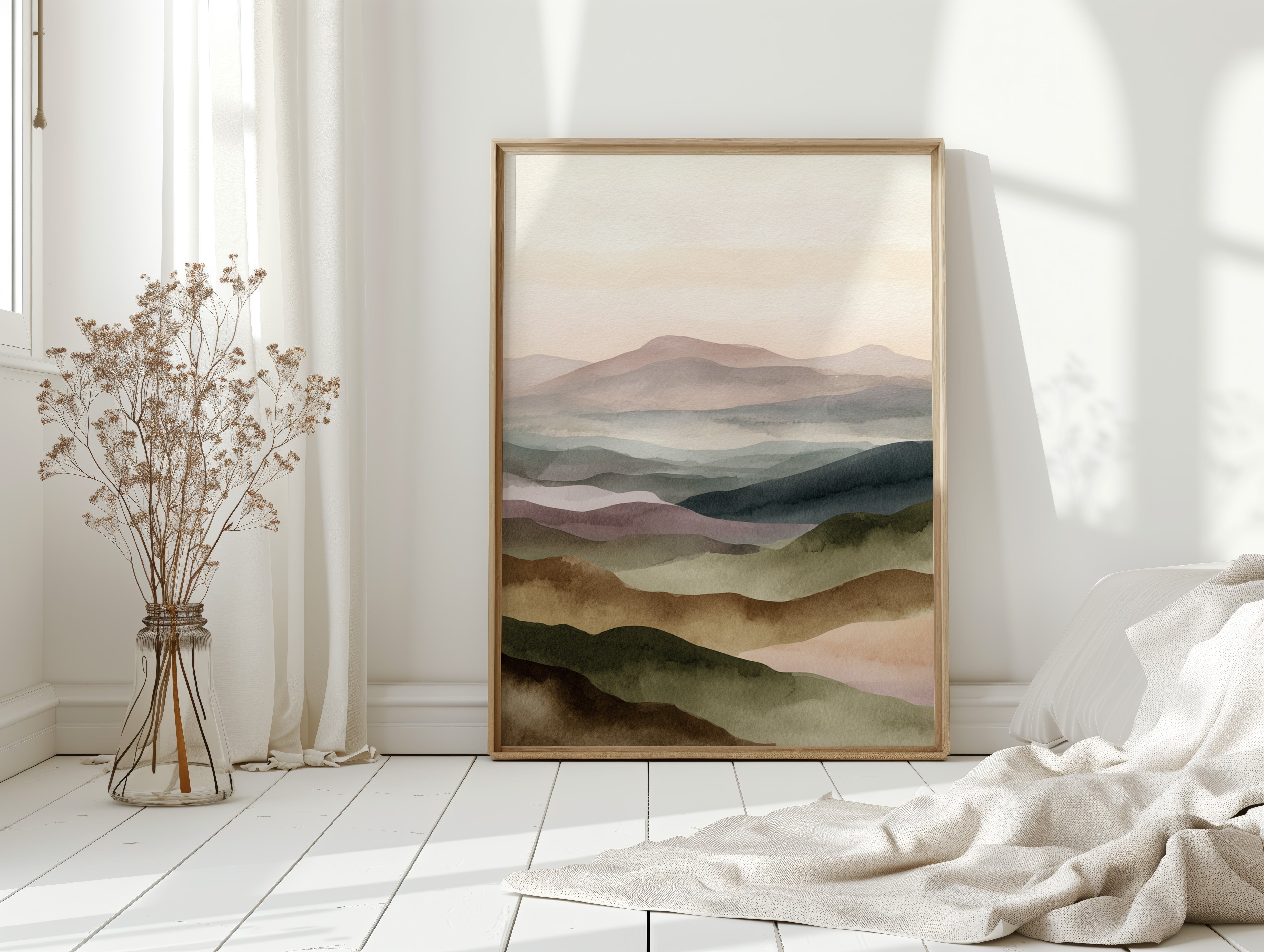 Mountains Breathe in Gentle Hues