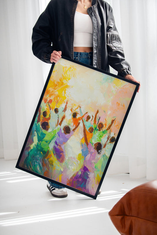 Lifted in Praise and Color