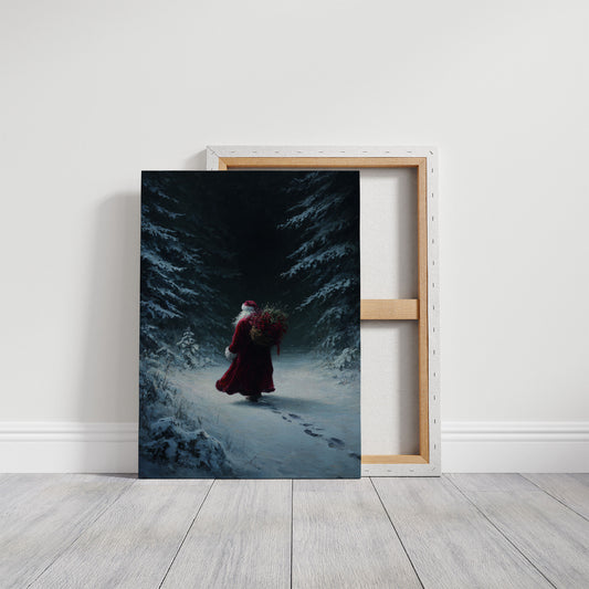 Santa Took the Quiet Path Through the Pines