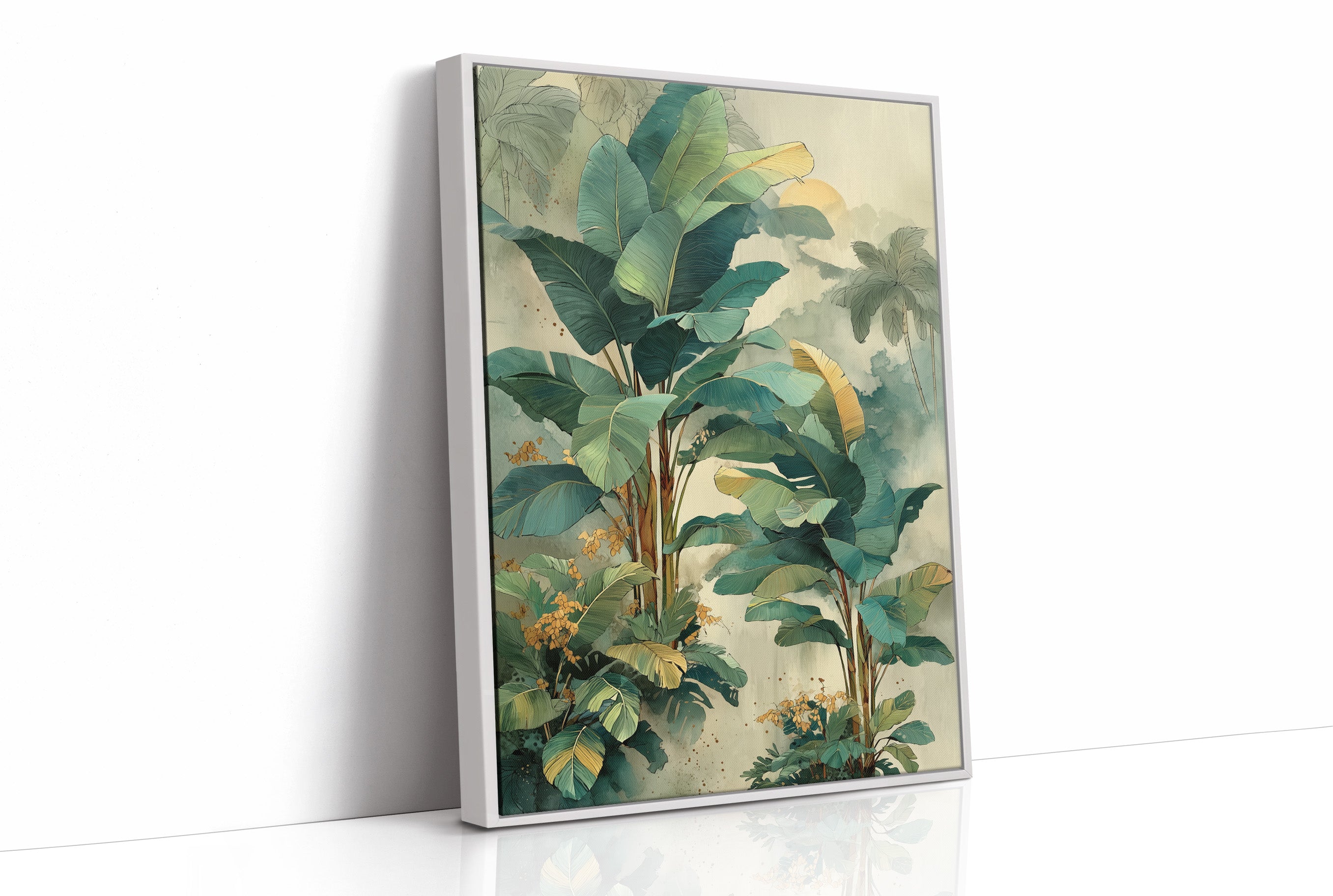 Paradise Palms Dance In Golden Light