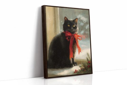 Midnight Wears A Scarlet Bow