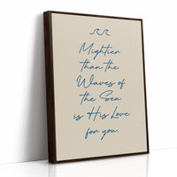 Ocean Promises In Flowing Script