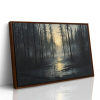 Ancient Pines Hold Moonlit Waters