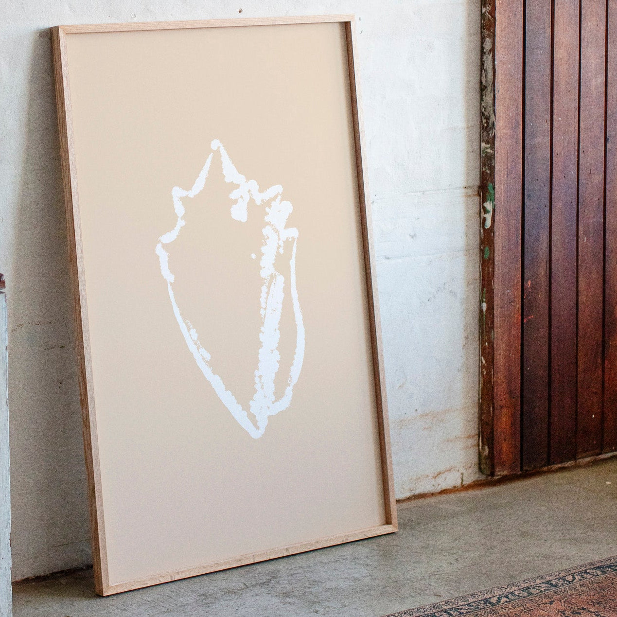 Seashell Sketches In Blush Light