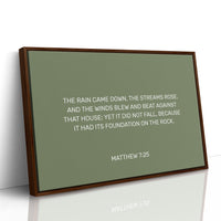 Ancient Words On Sage Canvas