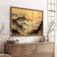 Mountains Rest In Golden Hour