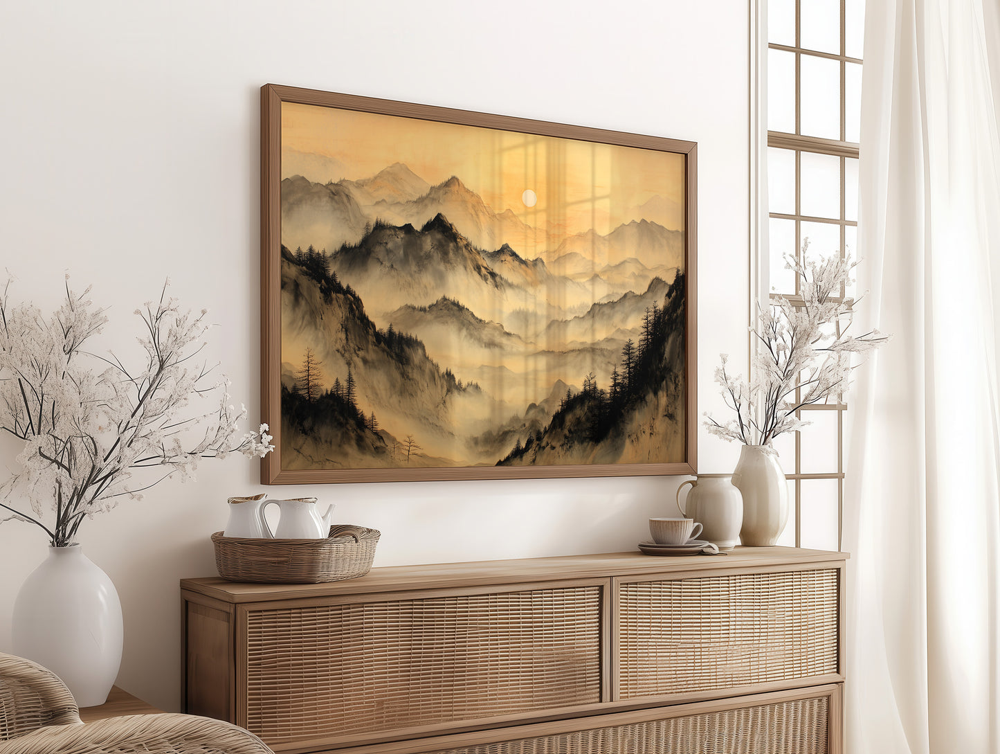 Mountains Rest In Golden Hour