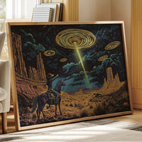 The Arrival Over Monument Valley