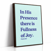 Sacred Words On Mint Canvas