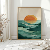 When Waves Embrace the Horizon