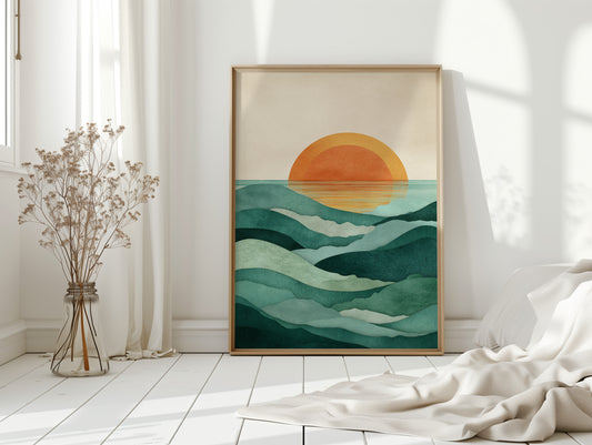 When Waves Embrace the Horizon