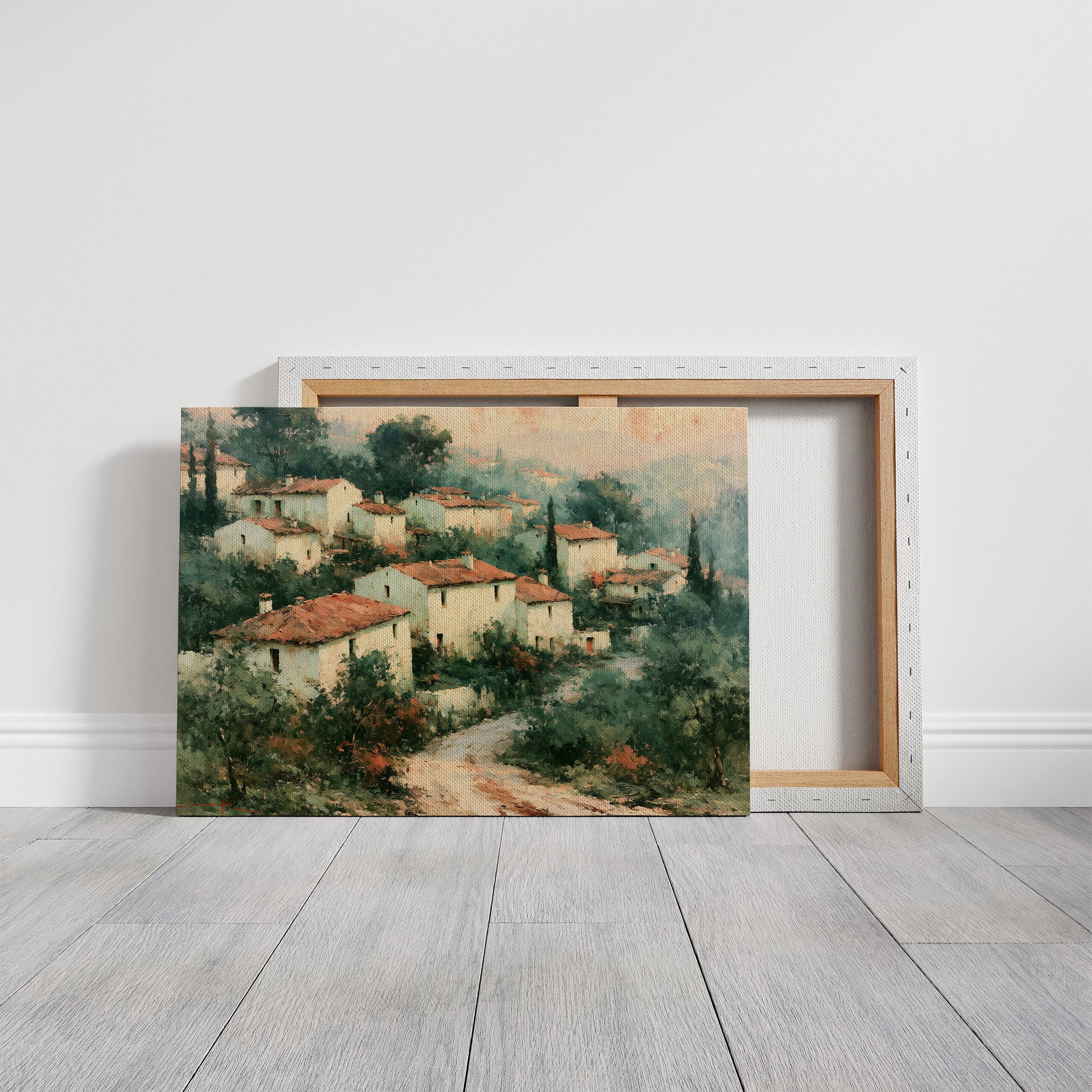 Tuscan Hillside, Terracotta Roofs