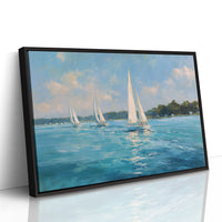 Sailing Through Azure Summer Skies