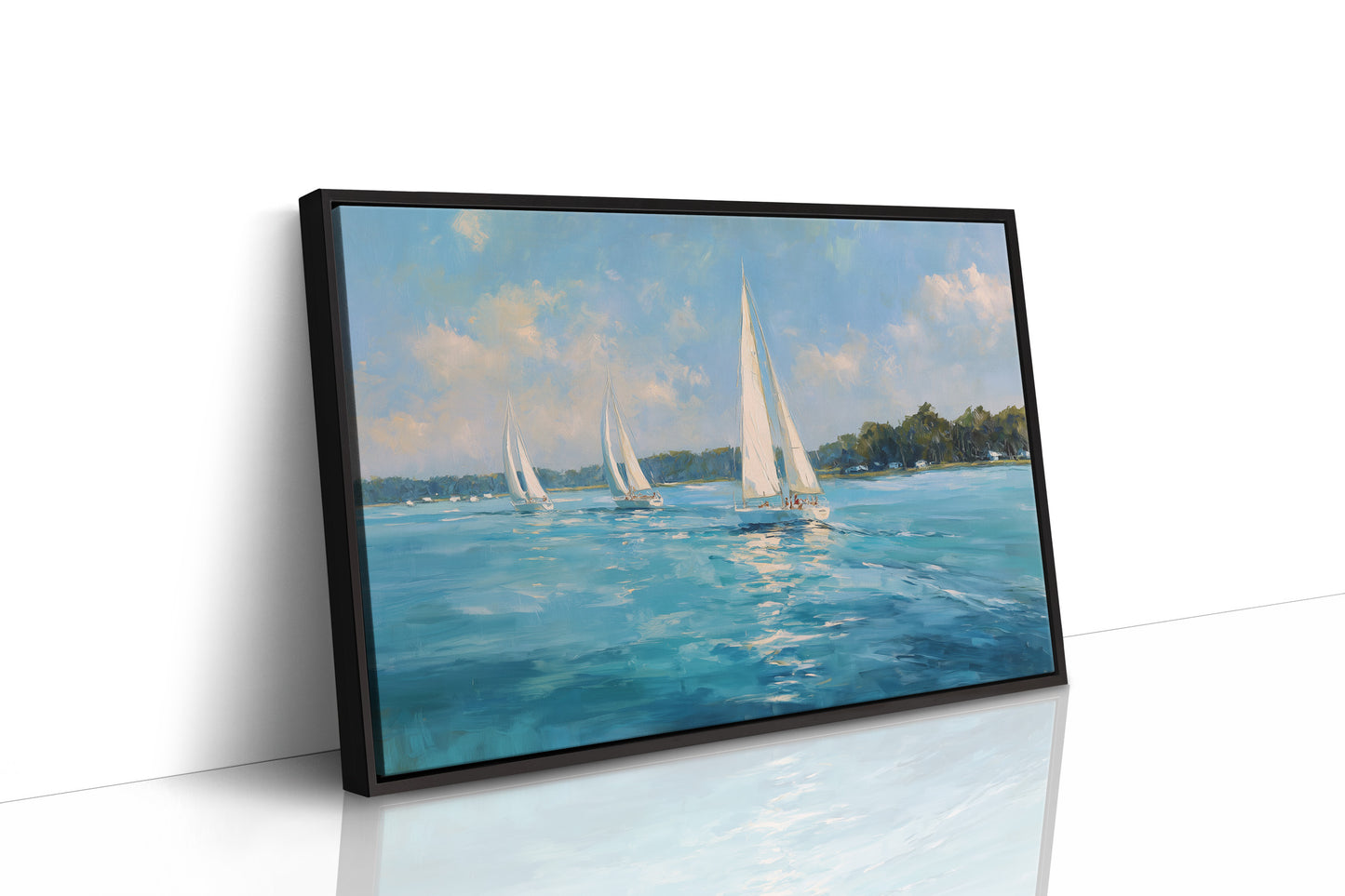 Sailing Through Azure Summer Skies