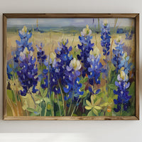 Bluebonnets Dance Under Prairie Light
