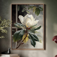 Petals Beneath the Window's Gaze