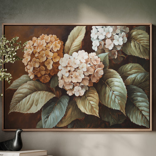 Autumn Hydrangeas Paint Golden Stories
