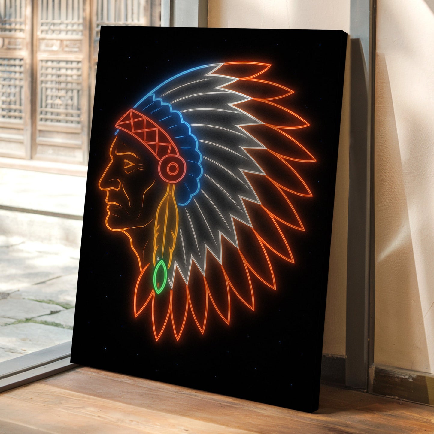 Neon Headdress Tribute