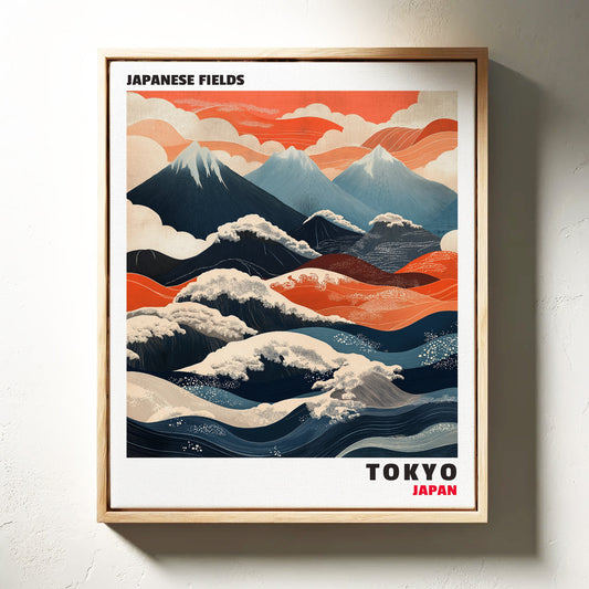 Japanese Fields – Mountain and Wave Harmony