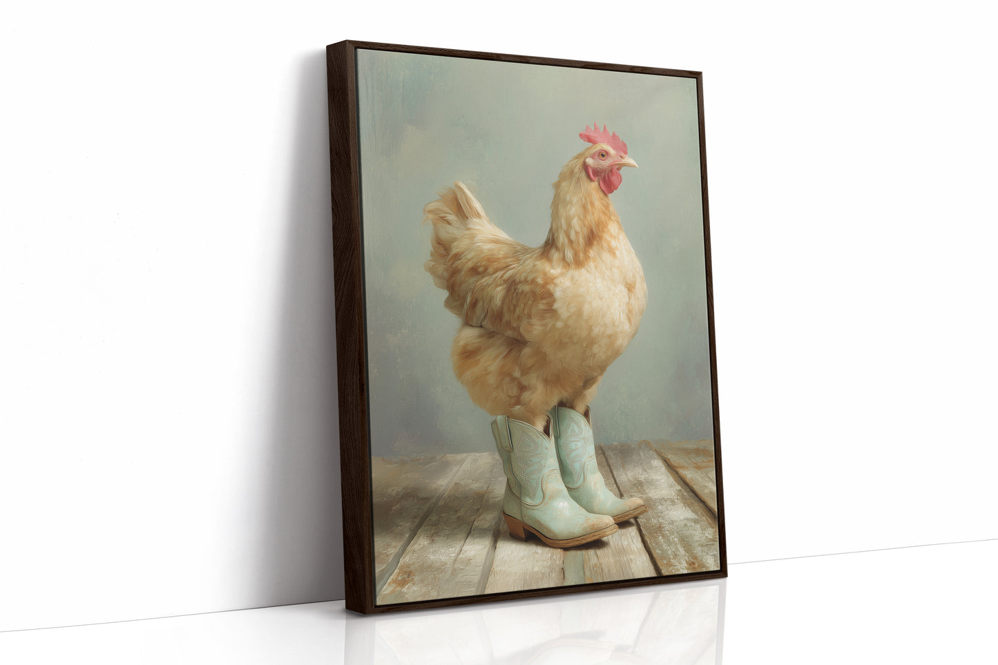 Farmyard Fashionista: Boots and Feathers