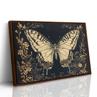 Midnight Garden's Golden Wings Unfold
