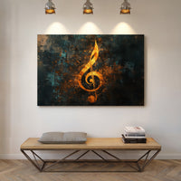 Molten Notes Dance Through Darkness
