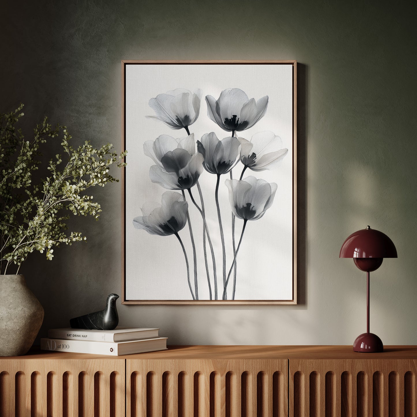 Tulips Dance In Silver Light