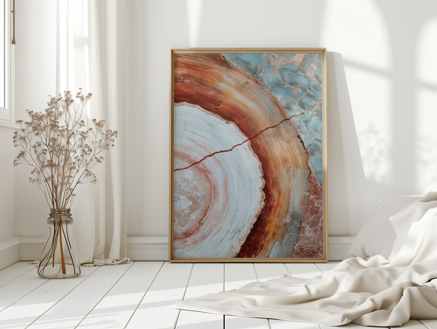 Earthy Tones in Circular Harmony