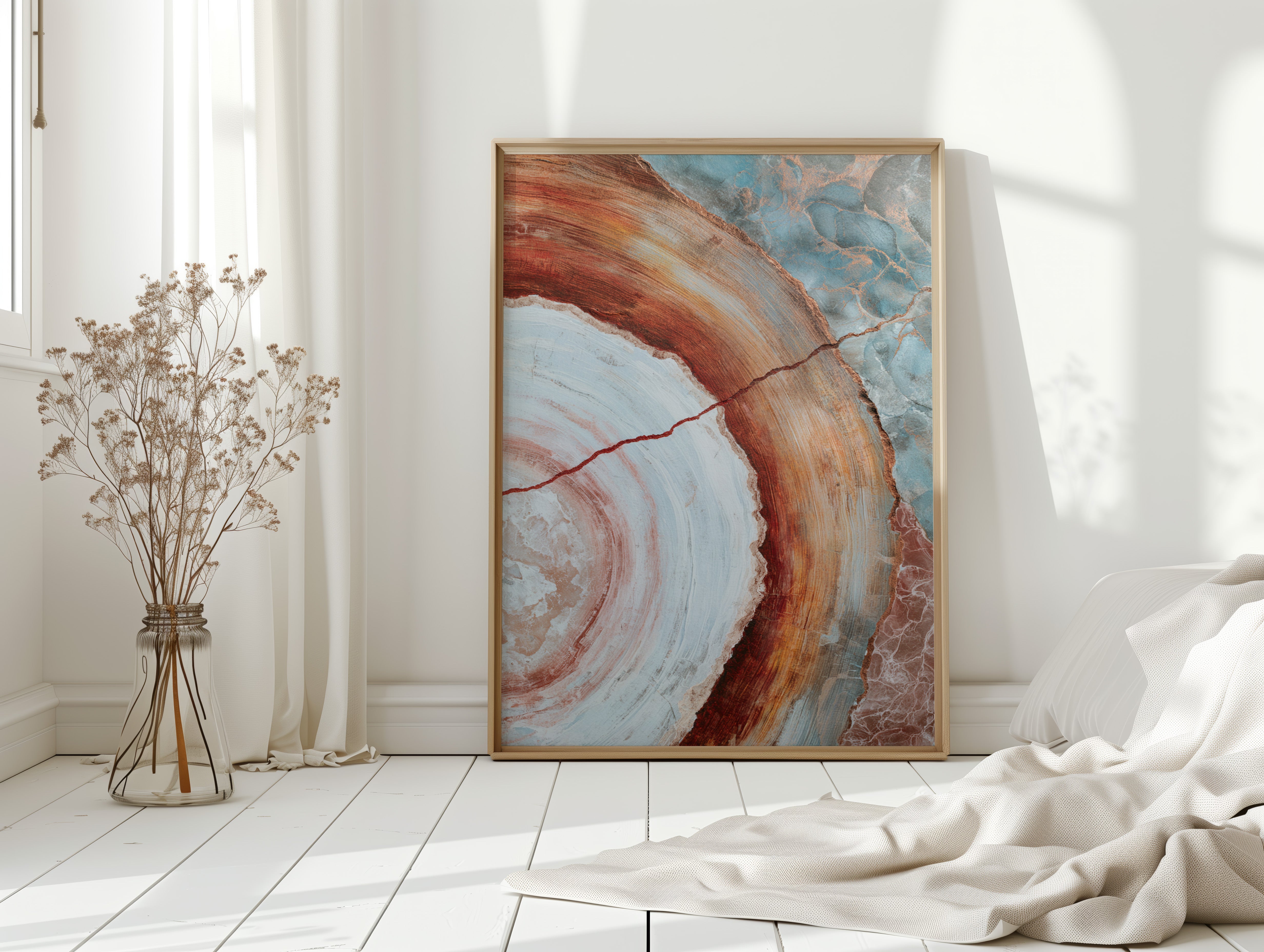 Earthy Tones in Circular Harmony