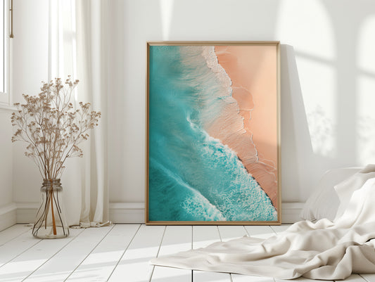 Tides Caress the Warm Sand