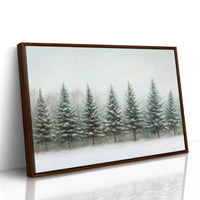 Evergreens Stand Their Winter Watch