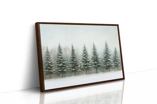 Evergreens Stand Their Winter Watch