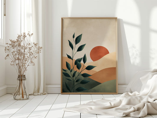 Sunset Kisses the Verdant Hills