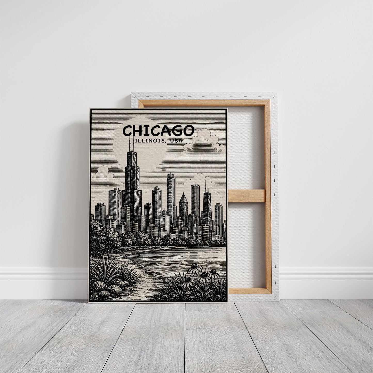 Chicago in Woodcut