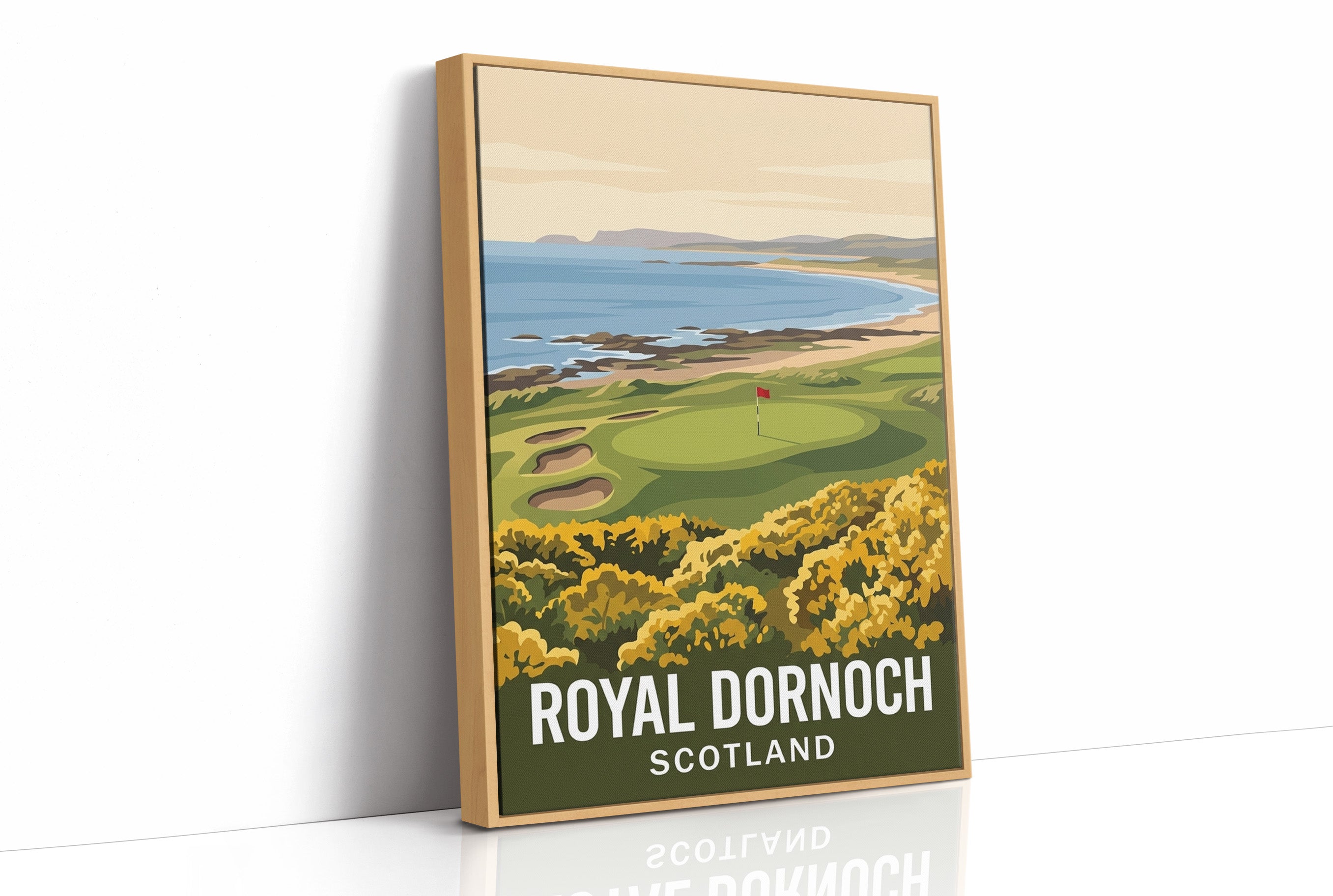 Gorse and a Red Flag Waving