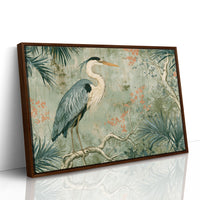 Heron Among Coral Berries