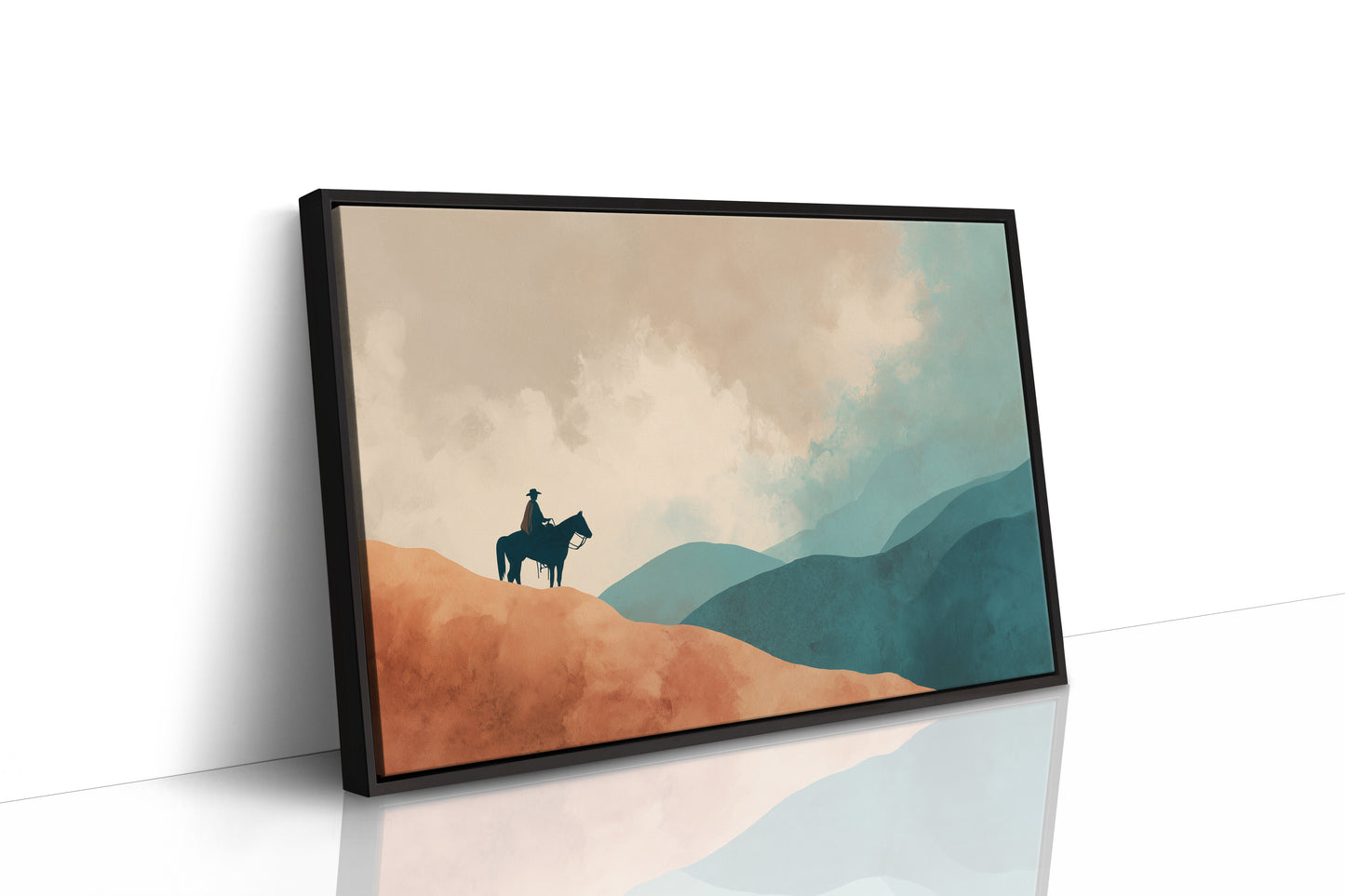Solitary Wanderer Surveys Painted Valleys